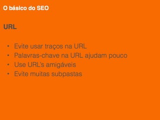 SEO para Produtores de Conteúdo