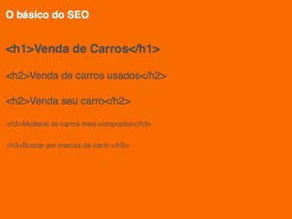 SEO para Produtores de Conteúdo