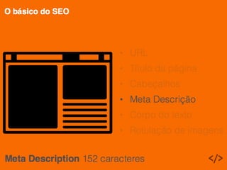 SEO para Produtores de Conteúdo