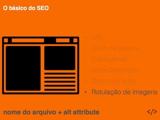 SEO para Produtores de Conteúdo