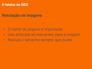 SEO para Produtores de Conteúdo