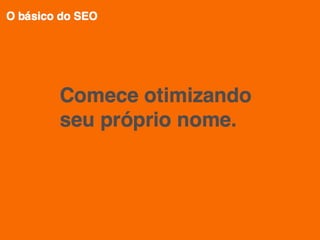 SEO para Produtores de Conteúdo