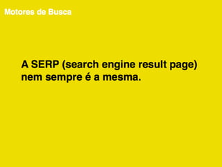 SEO para Produtores de Conteúdo