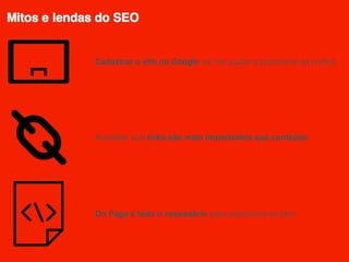 SEO para Produtores de Conteúdo