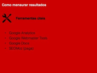 SEO para Produtores de Conteúdo