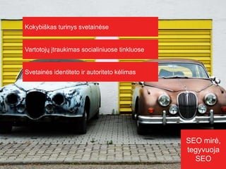 Rasa Urbonaitė: SEMINARAS „SEO e-komercijoje - mada ar būtinybė?“