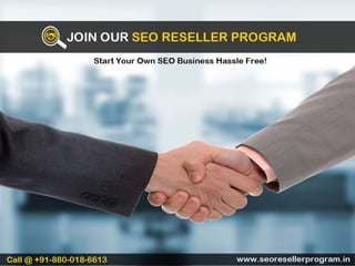 SEO Reseller Program - Refer Clients & Earn Money
