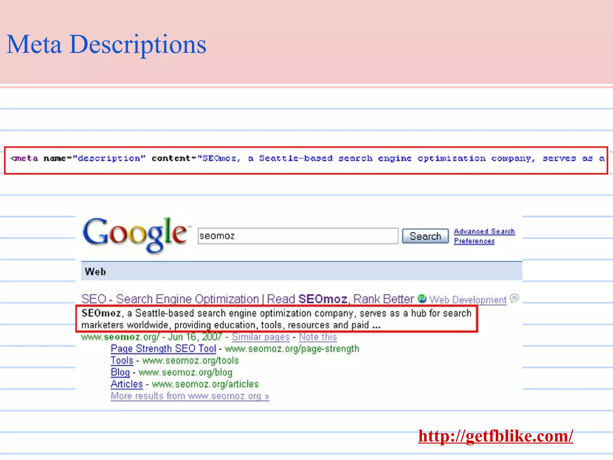 Meta Descriptions

http://getfblike.com/

 