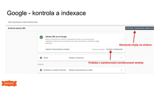 Google - kontrola a indexace
 