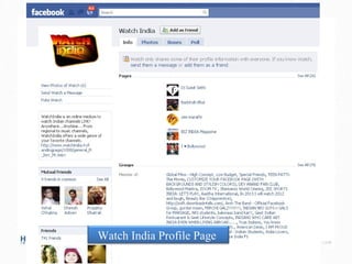 Watch India Profile Page  