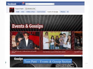 Teen Patti – Events & Gossip Section  