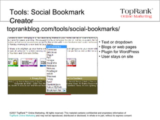SEO Social Bookmarking