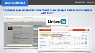 SEO for Startups and Entrepreneurs - Aleyda Solis