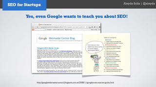 SEO for Startups and Entrepreneurs - Aleyda Solis