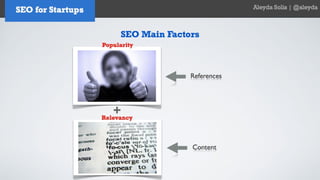 SEO for Startups and Entrepreneurs - Aleyda Solis