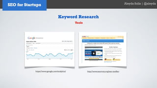 SEO for Startups and Entrepreneurs - Aleyda Solis