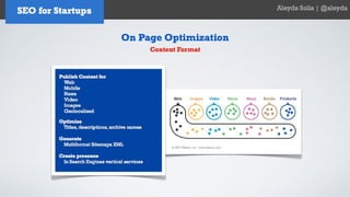 SEO for Startups and Entrepreneurs - Aleyda Solis