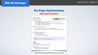 SEO for Startups and Entrepreneurs - Aleyda Solis