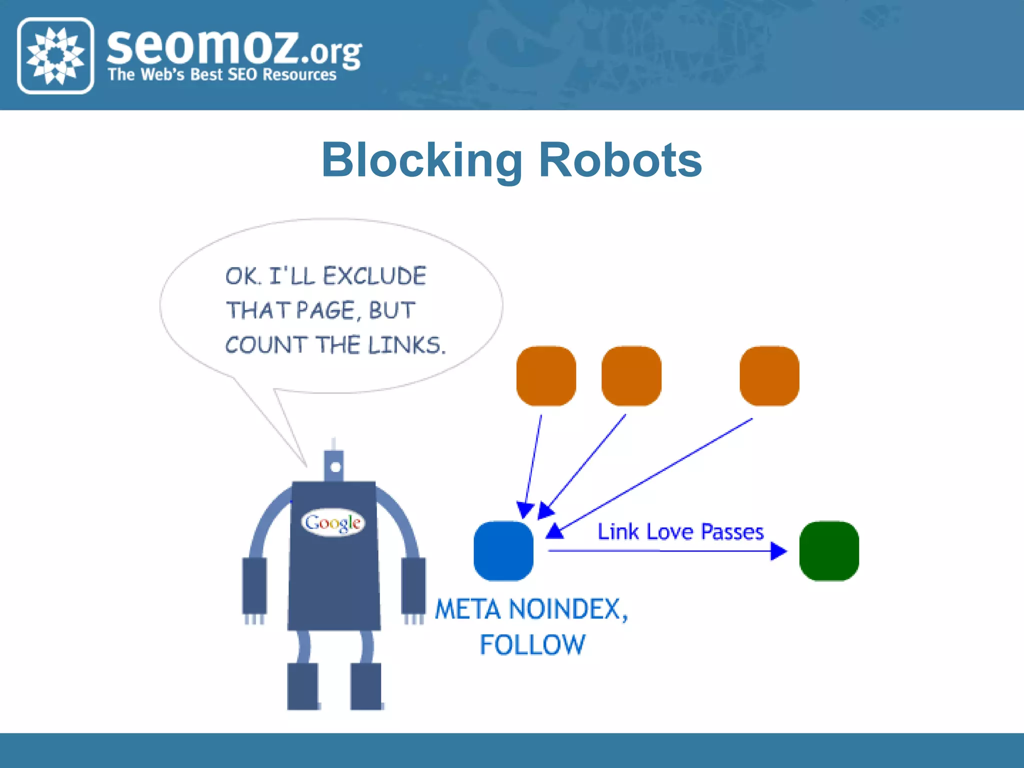 Search Friendly URLswww.nationalgeographic.com/animals/african-elephantsKeywords in page name,separated by hyphenSingle domainShallow folder structurewith relevant words