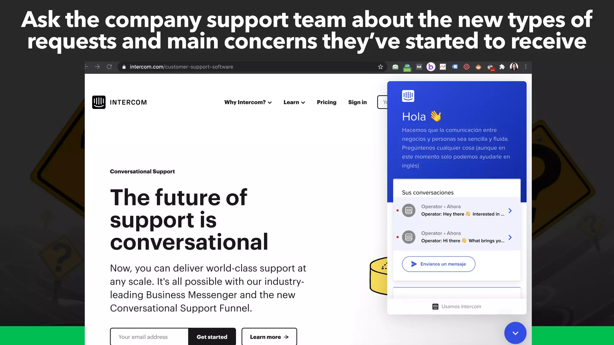 #WINNINGSEO BY @ALEYDA FROM #ORAINTI FOR #UPLOADCONF
Ask the company support team about the new types of
requests and main concerns they’ve started to receive
 