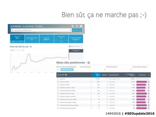 14042016 | #SEOupdate2016
Bien sûr, ça ne marche pas ;-)
14042016 | #SEOupdate2016
 
