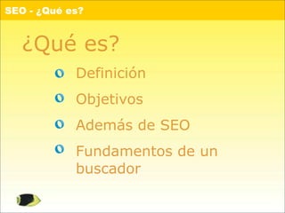 SEO, Introducción anti-traumática