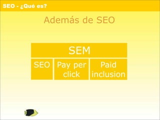 SEO, Introducción anti-traumática