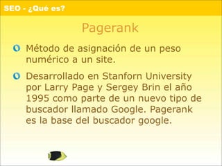 SEO, Introducción anti-traumática