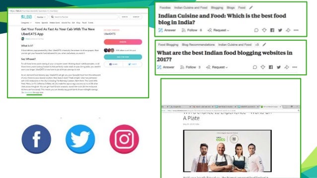 Uber Eats Blog - Search Engine Optimization