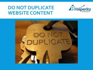 DO NOT DUPLICATE
WEBSITE CONTENT

 