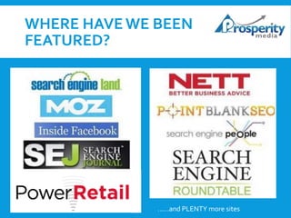 WHERE HAVE WE BEEN
FEATURED?

……and PLENTY more sites

 