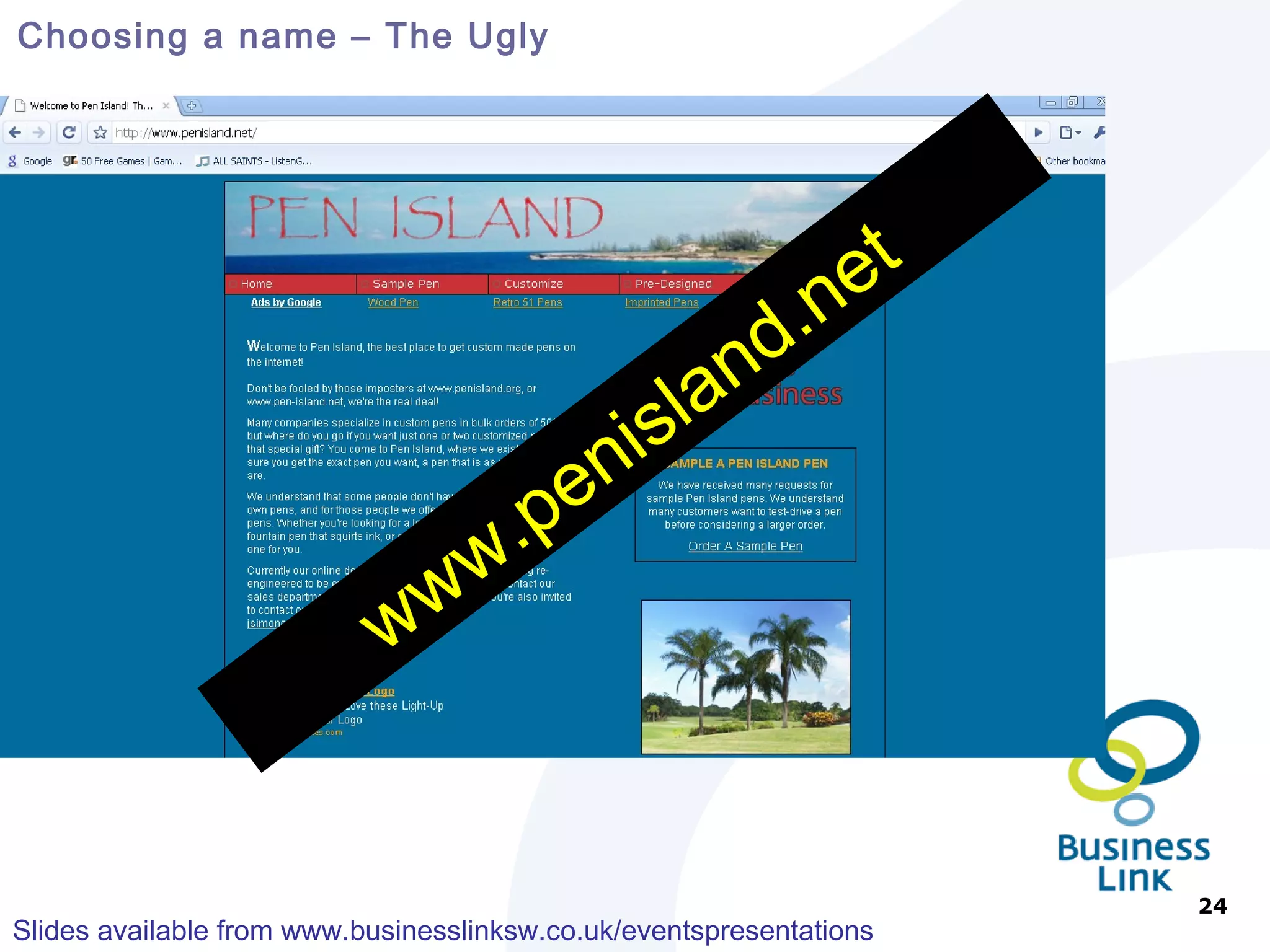 Why Optimise your Site? Fewer than 50% of Google users go beyond page 1 Less than 10% go beyond Page 2 