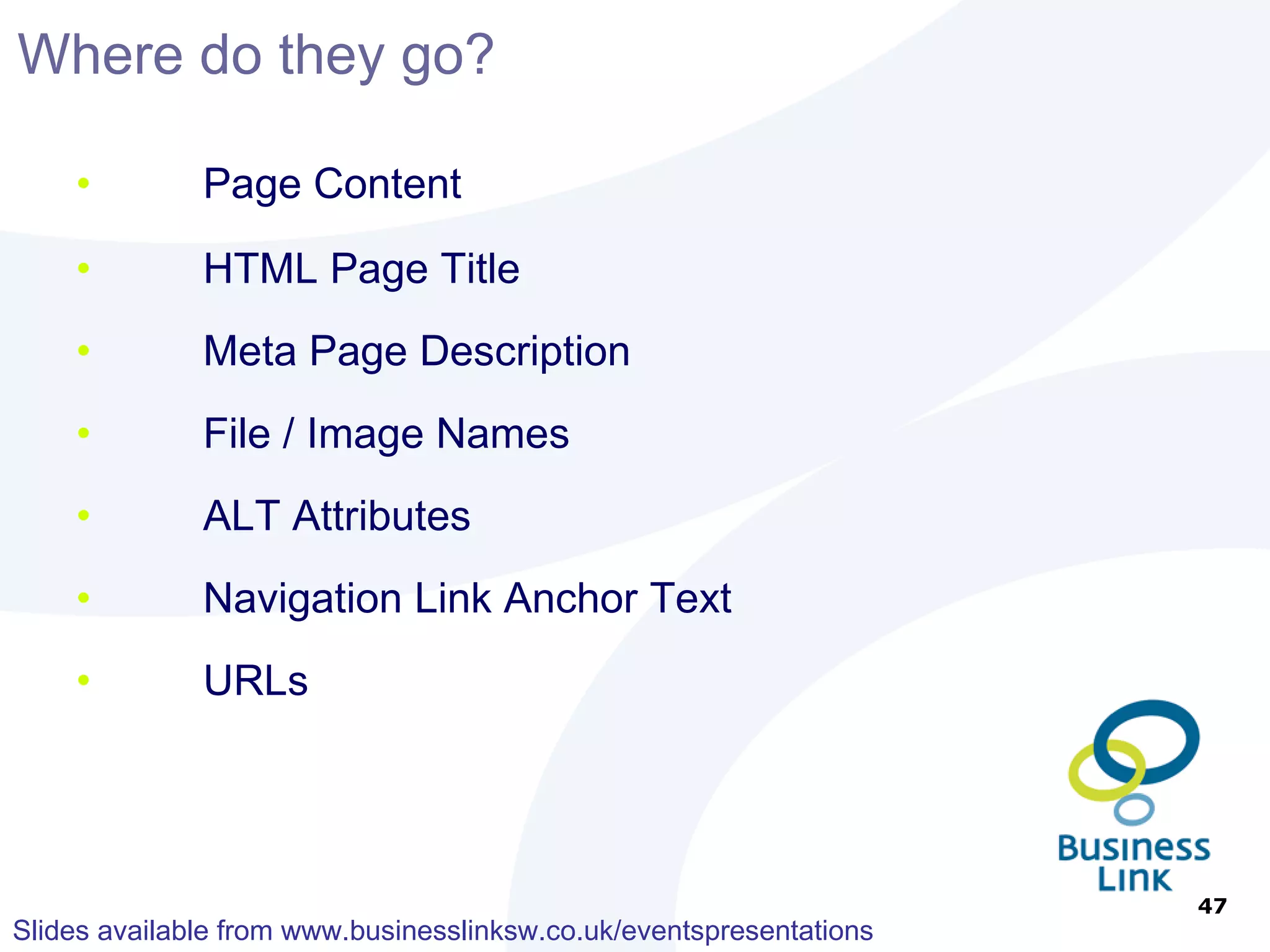 So Andy –  When are you going to tell us how to get to  NUMBER 1   in Google 
