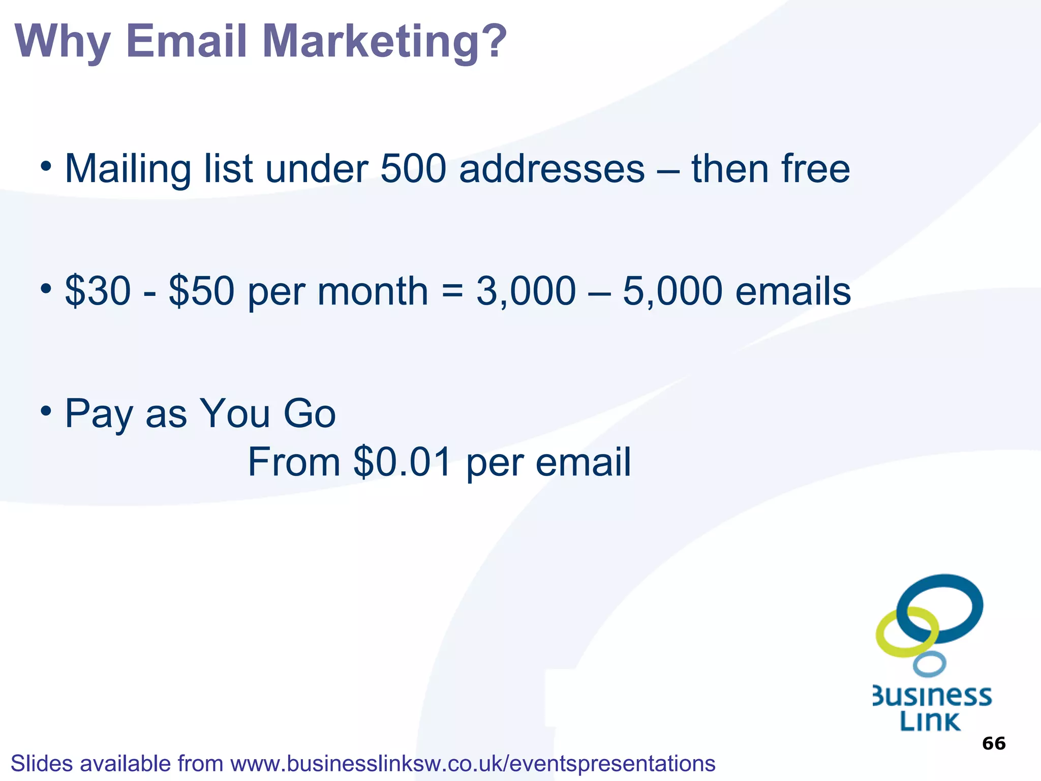 Why Email Marketing? It’s Easy 