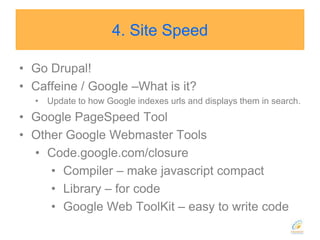 1. Content – Site StructureC. PageRank and Navigation (Internal Linking)Rel=nofollow