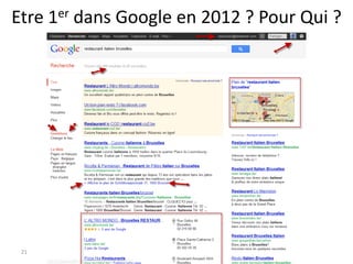Etre 1er dans Google en 2012 ? Pour Qui ?




 21
 