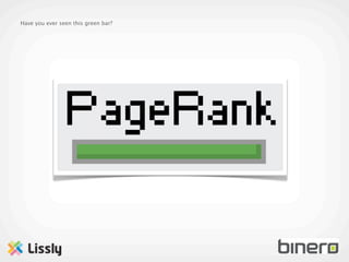 Have you ever seen this green bar?
 