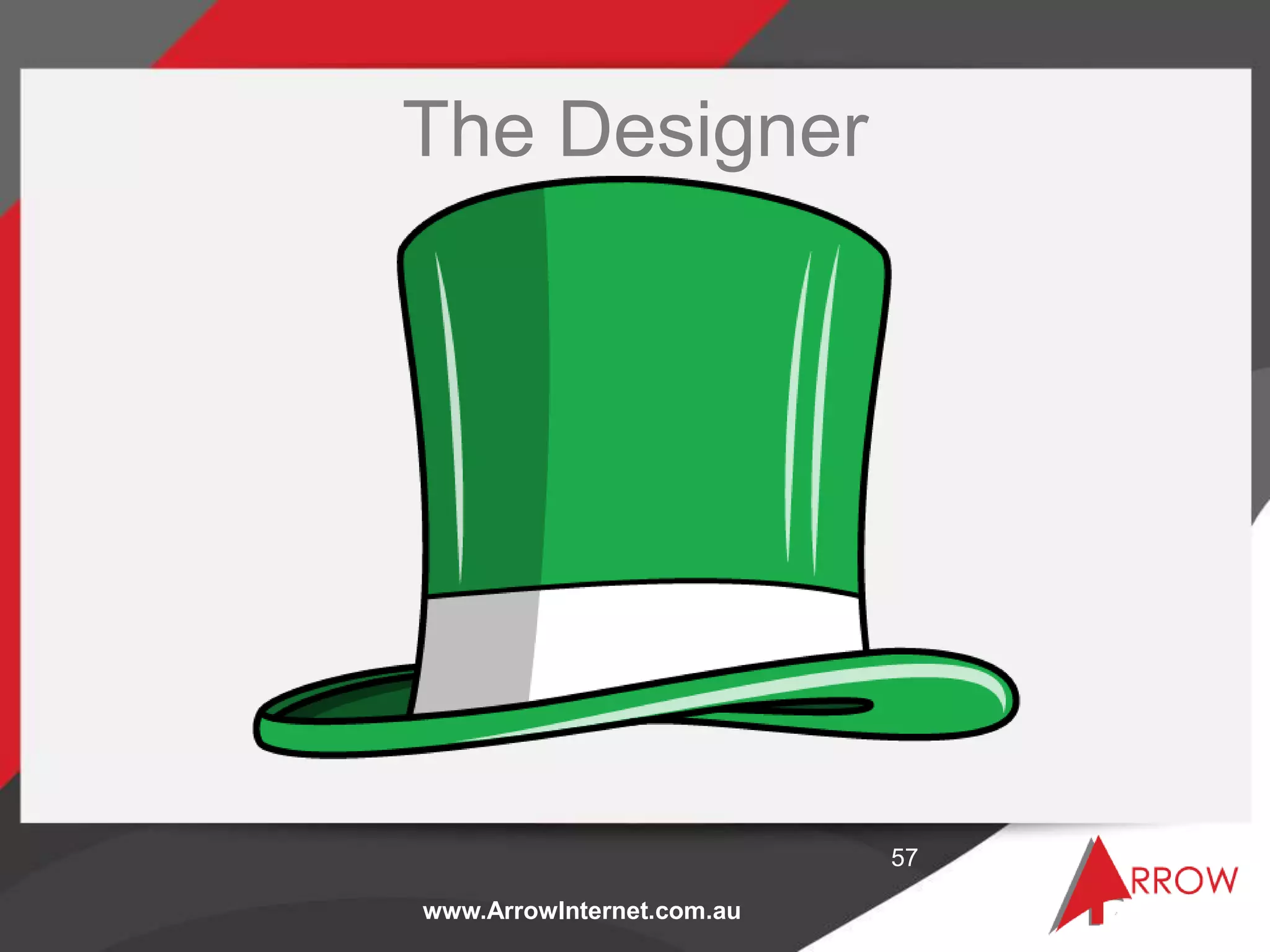 www.ArrowInternet.com.au
The Designer
57
 