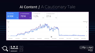 AI Content | A Cautionary Tale
 