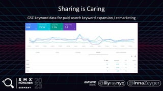 GSC keyword data for paid search keyword expansion / remarketing
Sharing is Caring
 