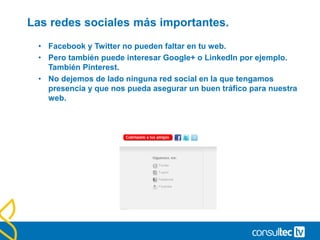 INTEGRAR LO SOCIAL EN NUESTRA WEB
 
