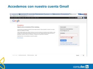 Accedemos con nuestra cuenta Gmail
 