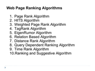 Seo and page rank algorithm | PPT