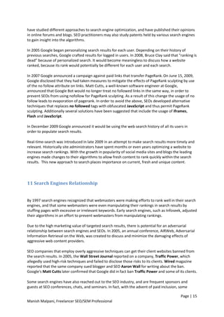 Seo And Sem Strategies