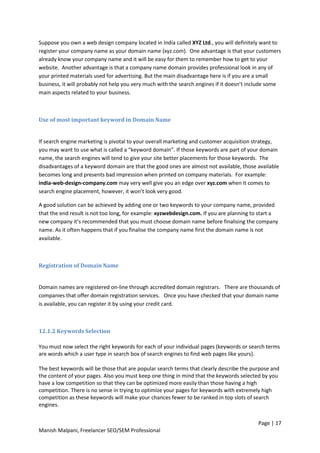 Seo And Sem Strategies