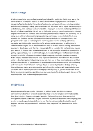 Seo And Sem Strategies