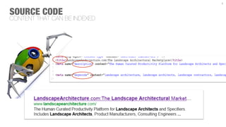 8



SOURCE CODE
CONTENT THAT CAN BE INDEXED
 