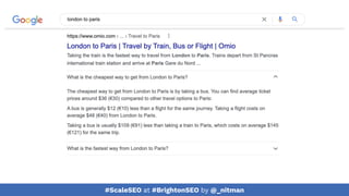 #ScaleSEO at #BrightonSEO by @_nitman
 