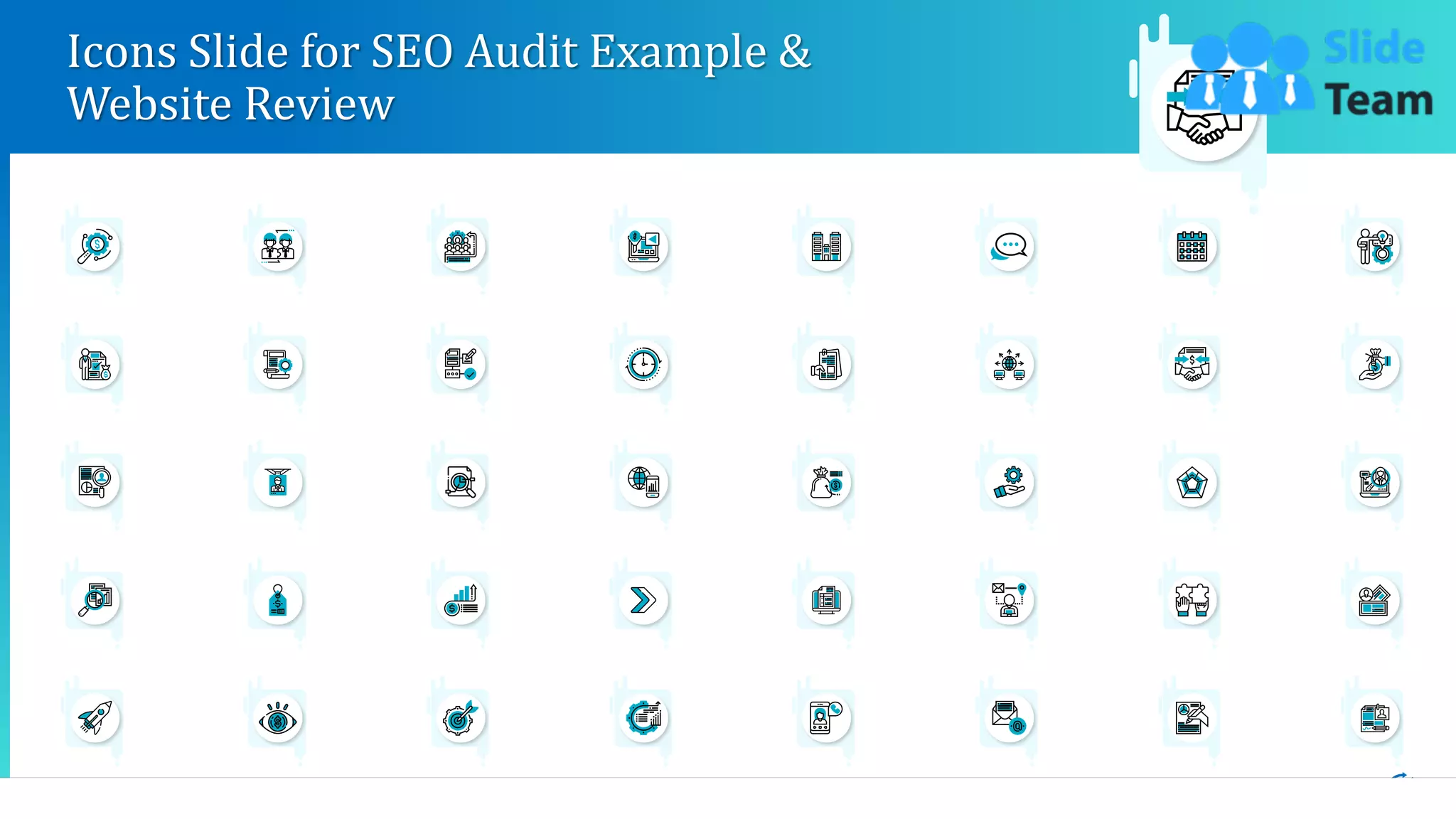 22
Icons Slide for SEO Audit Example &
Website Review
 