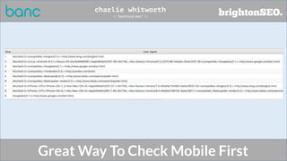 Great Way To Check Mobile First
 